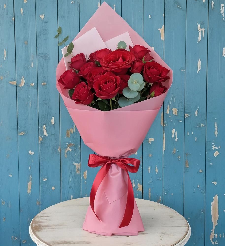 Букет цветов из: Розы в Белогорске Кемеровской области