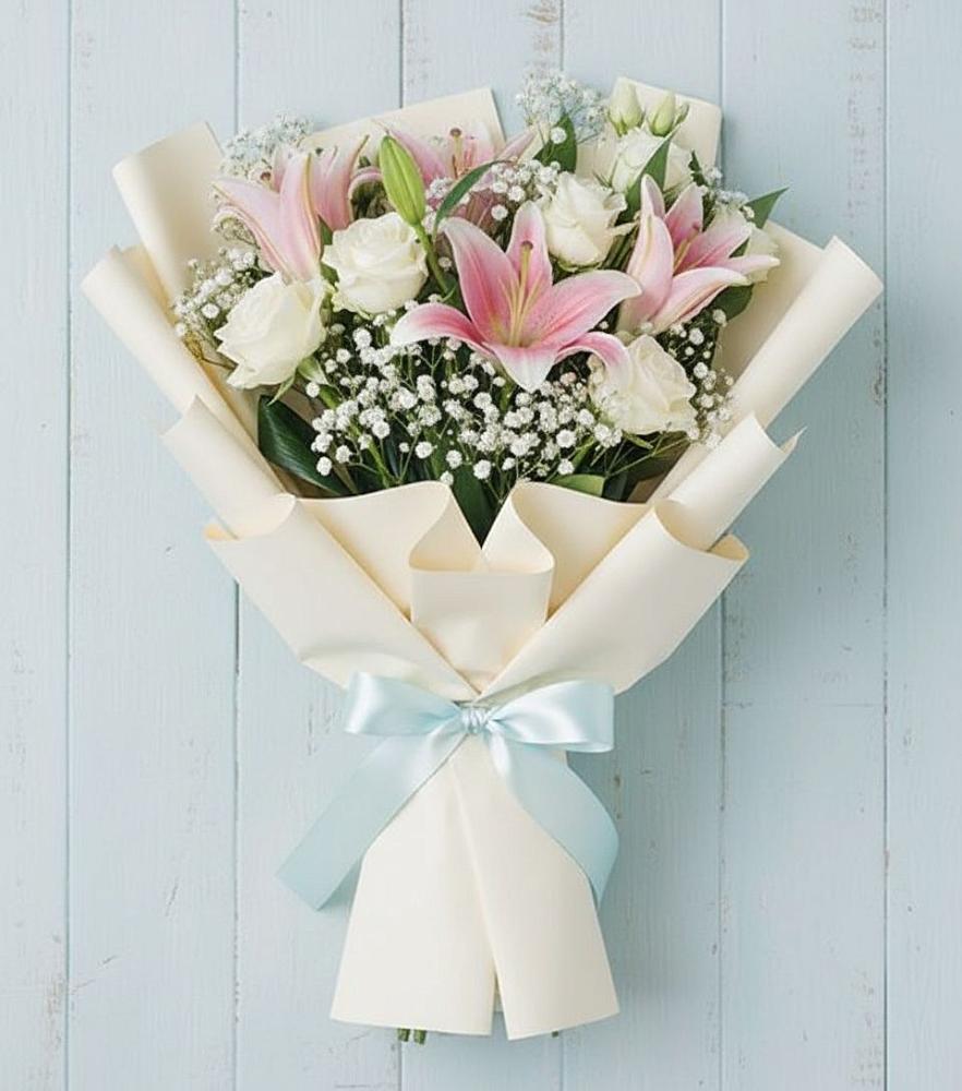 Букет цветов из: Лилии в Белогорске Кемеровской области