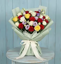Букет цветов из:  Розы #REPLACE_PRED# Белогорске Кемеровской области