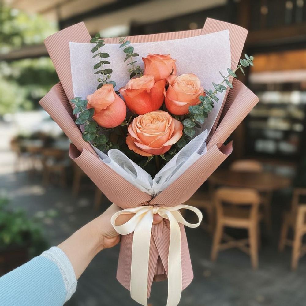 Букет цветов из: Розы в Белогорске Кемеровской области