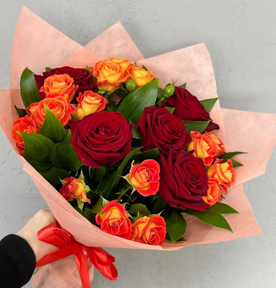 Букет Любовь и восторг в Белогорске Кемеровской области