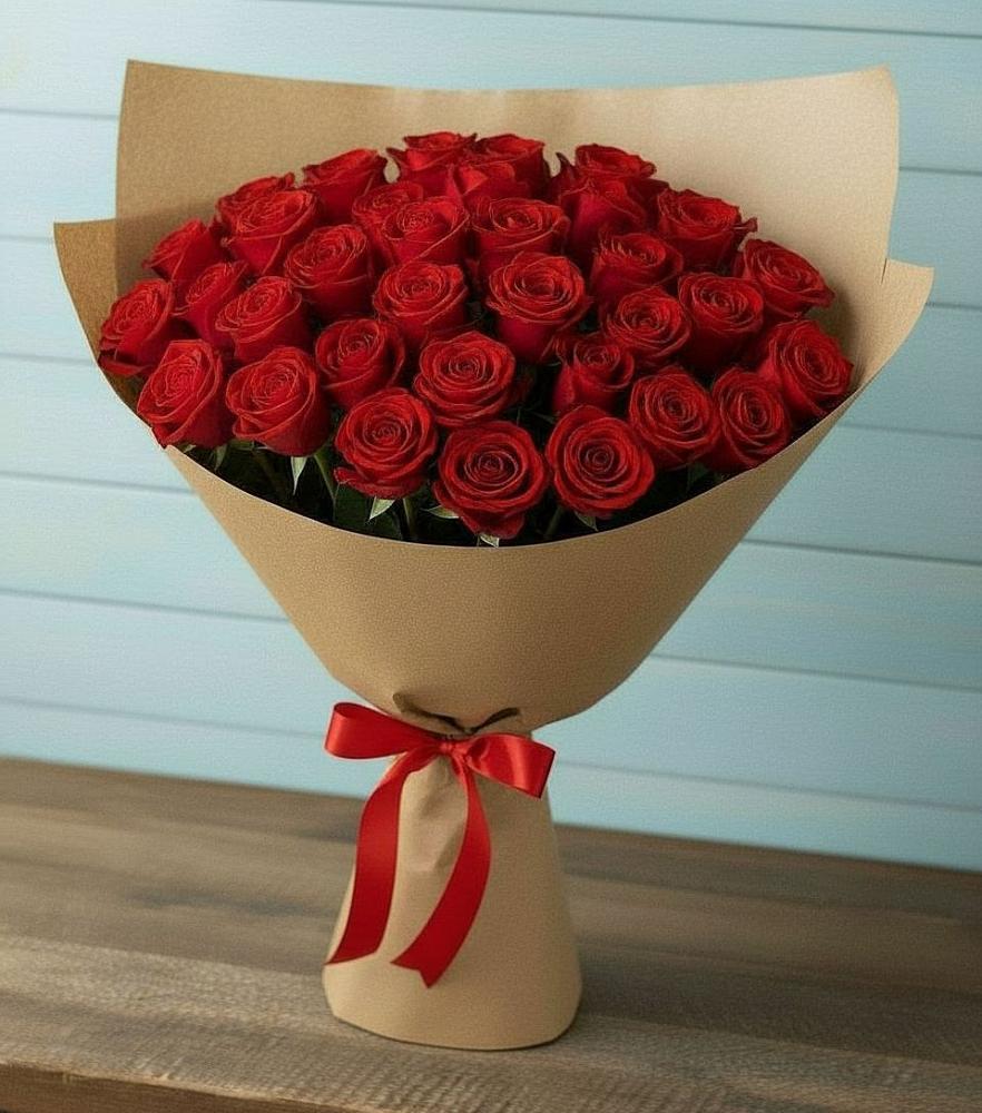 Букет Красные розы Милано в Белогорске Кемеровской области