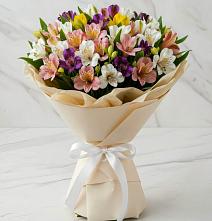 Букет цветов из:  Альстромерии #REPLACE_PRED# Белогорске Кемеровской области