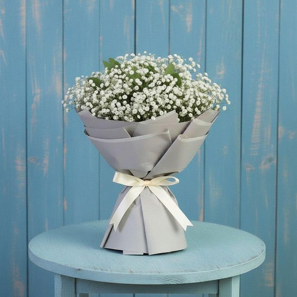 Букет цветов из: Гипсофила в Белогорске Кемеровской области