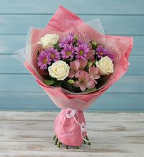 Букет цветов из:  Герберы #REPLACE_PRED# Белогорске Кемеровской области