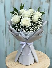 Букет цветов из:  Розы в Белогорске Кемеровской области