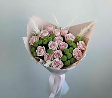 Букет цветов из:  Розы и Хризантемы в Белогорске Кемеровской области