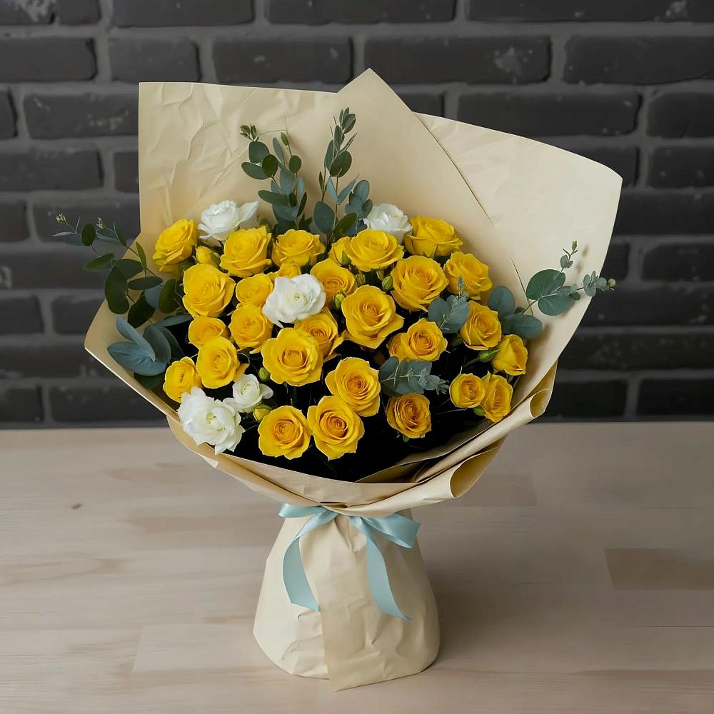 Букет цветов из: Розы в Белогорске Кемеровской области