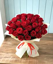 Букет 29 Красных роз в Белогорске Кемеровской области