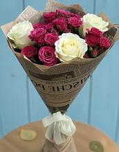 Букет цветов из:  Розы в Белогорске Кемеровской области