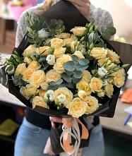 Букет цветов из:  Розы и Лизиантусы #REPLACE_PRED# Белогорске Кемеровской области