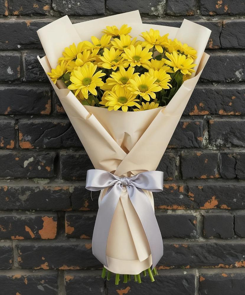 Букет цветов из: Хризантемы в Белогорске Кемеровской области