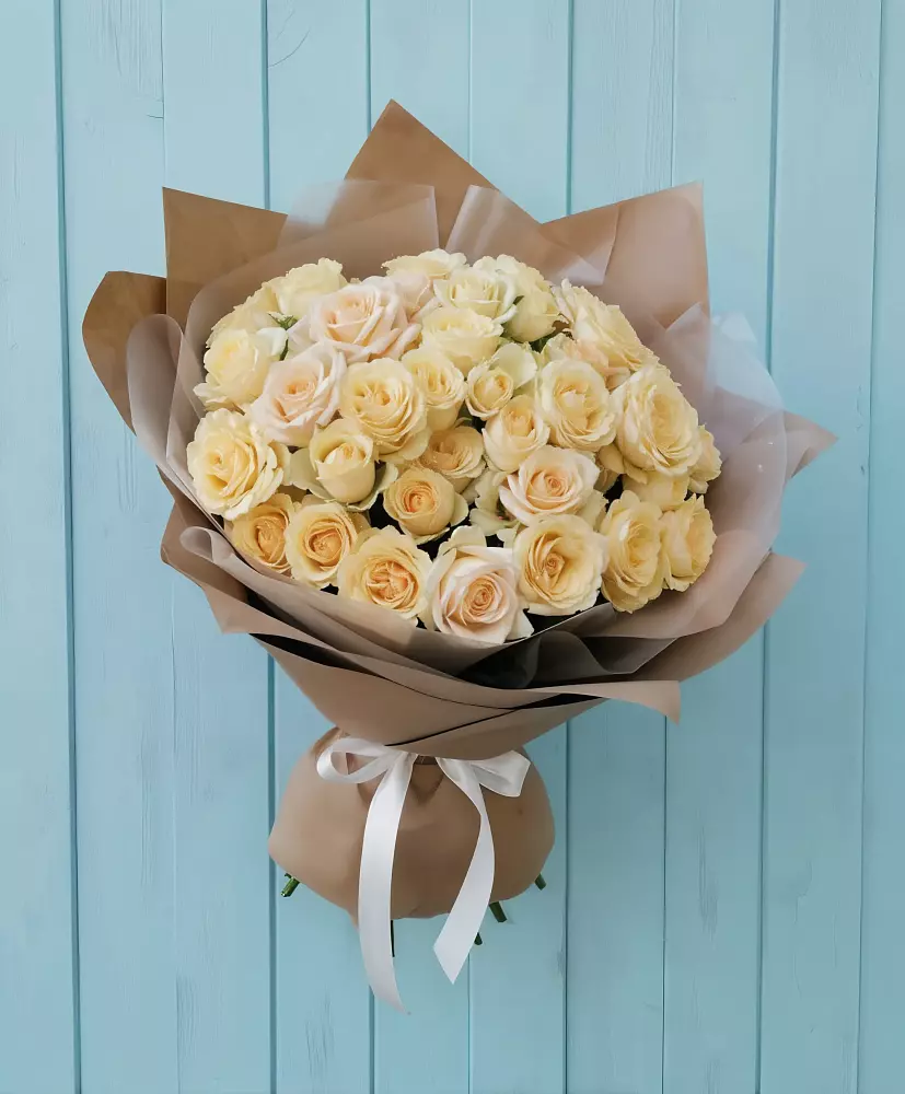 Букет Кремовое облако в Белогорске Кемеровской области