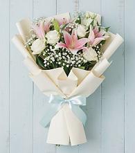 Букет цветов из:  Лилии #REPLACE_PRED# Белогорске Кемеровской области