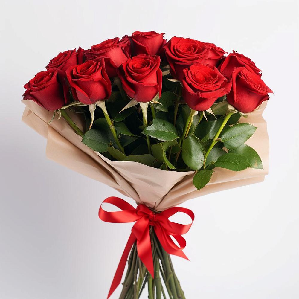 Букет 11 Красных роз Эдлесс Лав в Белогорске Кемеровской области