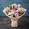 Букет цветов из: Хризантемы, Альстромерии и Розы в Белогорске Кемеровской области